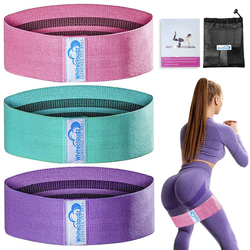 Booty Bands for women, Non-Slip Fabric Resistance Bands Women, Fabric Booty Bands for Legs, Glute Bands for women, Butt Bands, Hip Bands for working out Butt, Resistant Bands for Home, Office-3 Levels